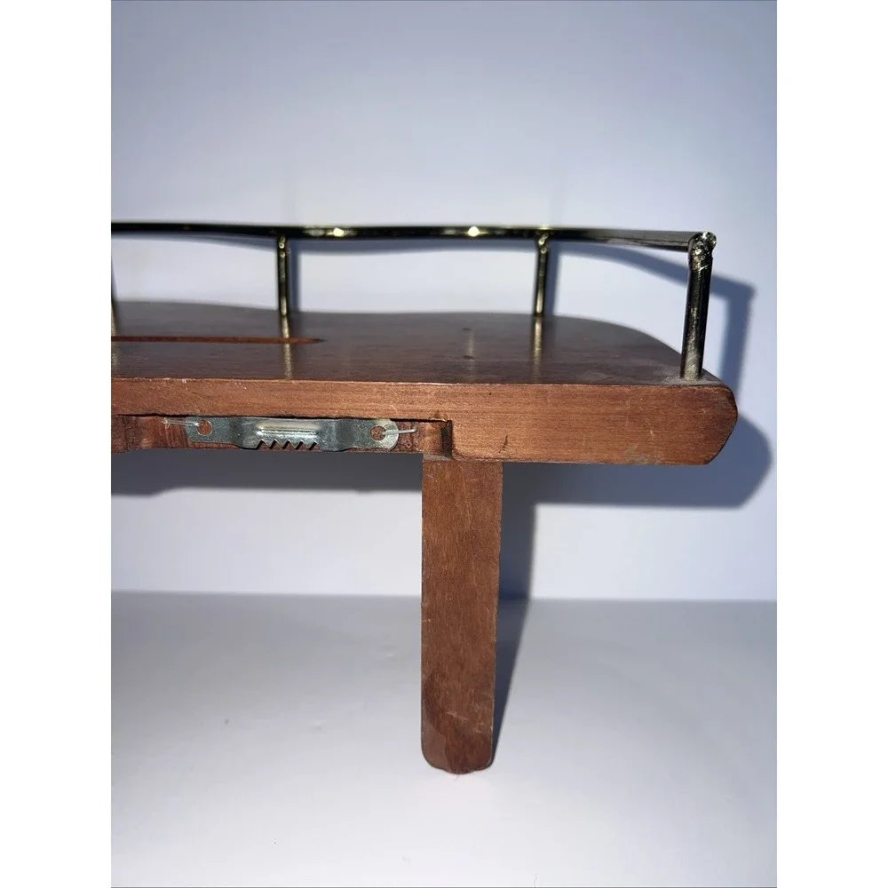 HOMCO Vintage Wood Wall Shelf 16